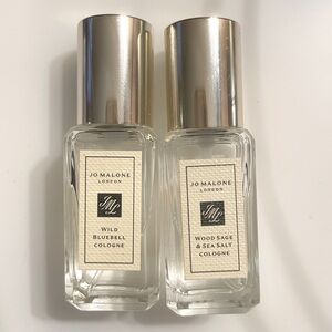2 Jo Malone 9ml wild bluebell wood sage and sea salt